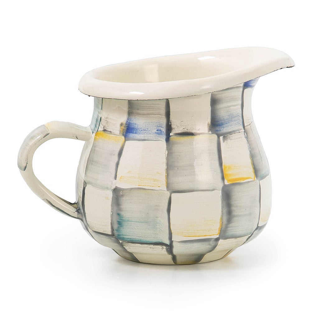 Enamel Little Creamer - Sterling Check mackenzie-childs Panama imagen 1