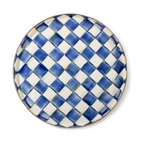Royal Check Round Tray