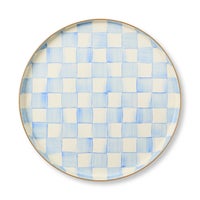 Sky Check Round Tray