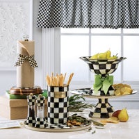 Courtly Check Round Tray