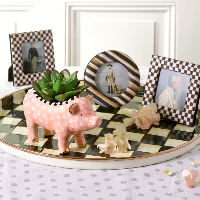 Courtly Check Round Tray image number 8