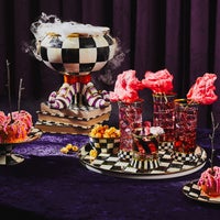 Courtly Check Round Tray