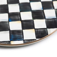 Courtly Check Round Tray