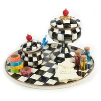 Courtly Check Round Tray