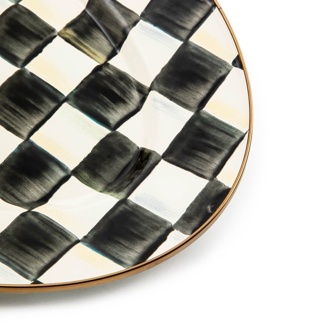 Courtly Check Small Oval Platter image number 4