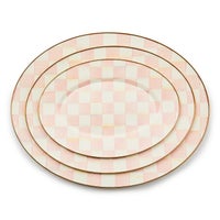Rosy Check Medium Oval Platter