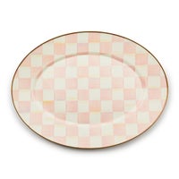 Rosy Check Medium Oval Platter