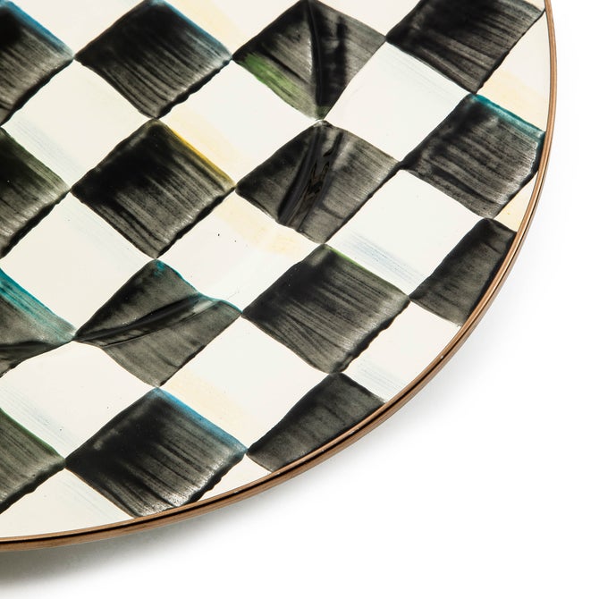 Courtly Check Large Oval Platter image number 2