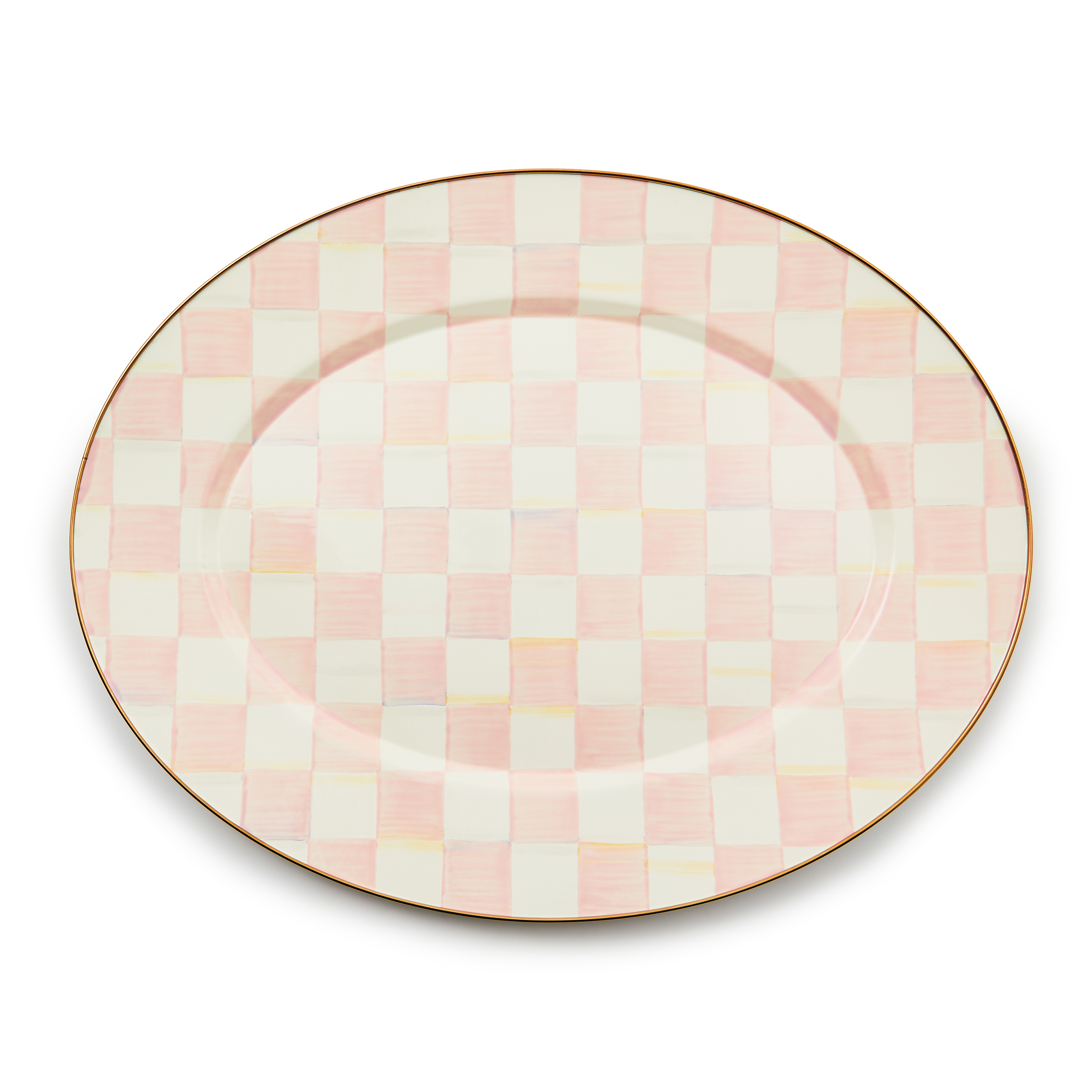 Rosy Check Large Oval Platter