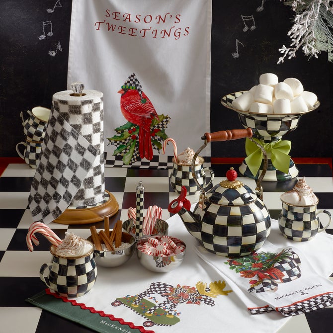 Courtly Check Whistling Tea Kettle image number 2