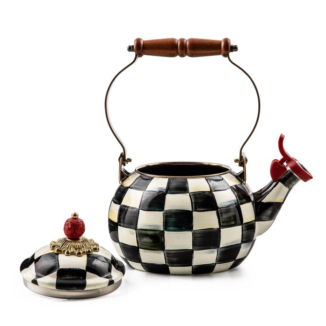 Courtly Check Whistling Tea Kettle image number 14