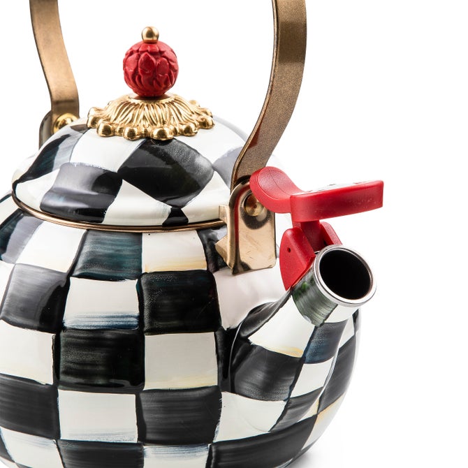 Courtly Check Whistling Tea Kettle image number 7
