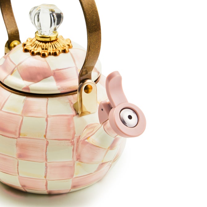 Rosy Check Whistling Tea Kettle image number 1