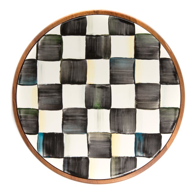 Courtly Check Large Trivet image number 0