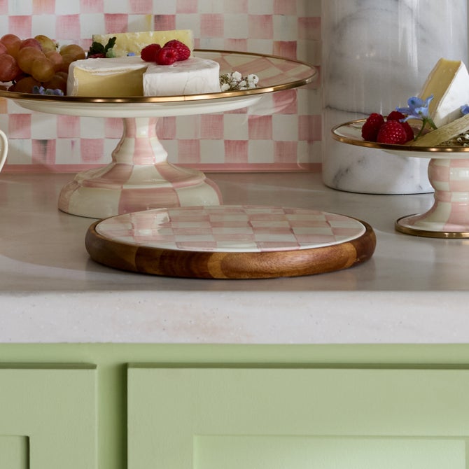 Rosy Check Large Trivet image number 1