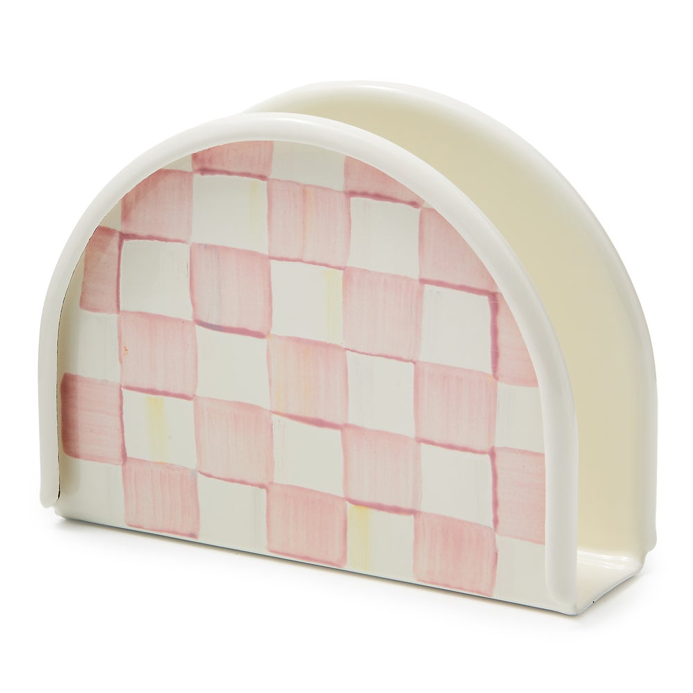 Enamel Napkin Holder - Rosy Check mackenzie-childs Panama imagen 1