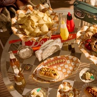 Mocha Check Napkin Holder