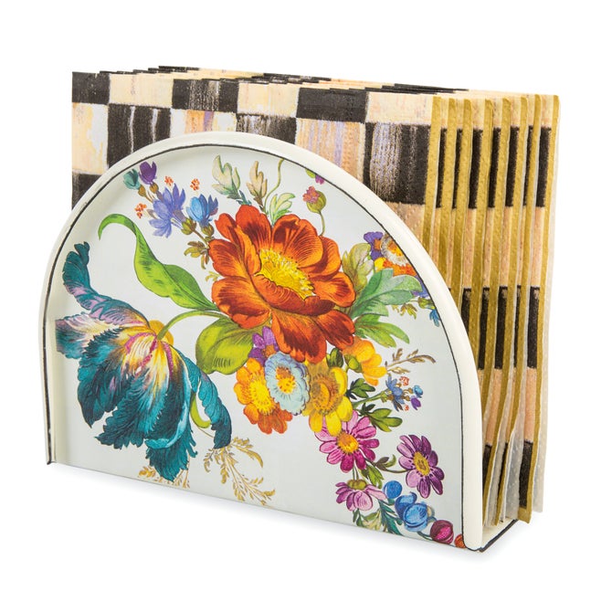 White Flower Market Napkin Holder image number 4