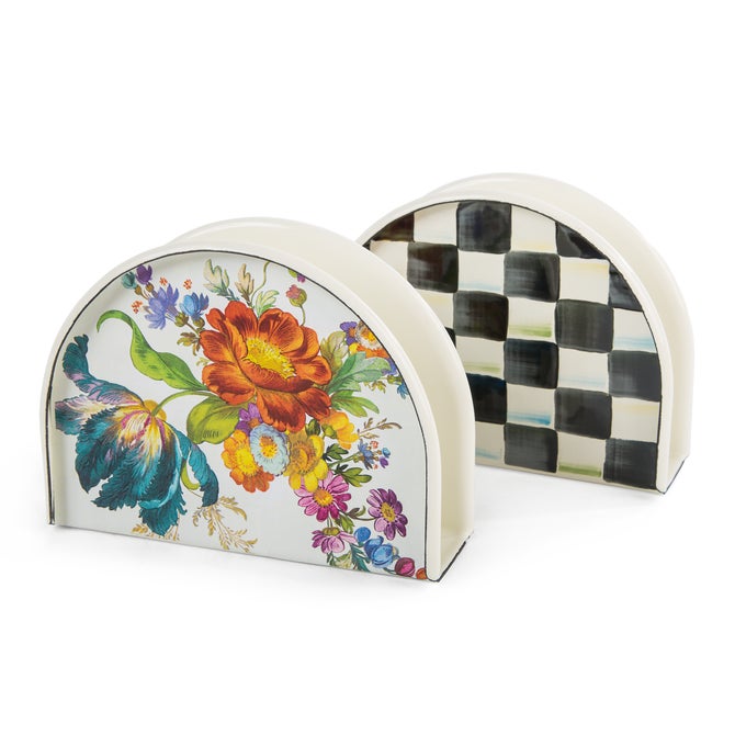 White Flower Market Napkin Holder image number 2