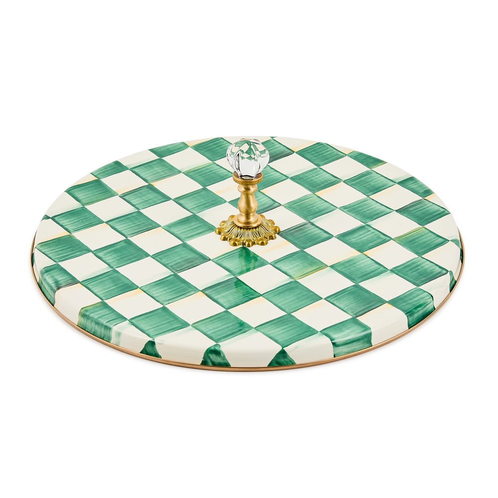 Emerald Check Cheese Course mackenzie-childs Panama imagen 1