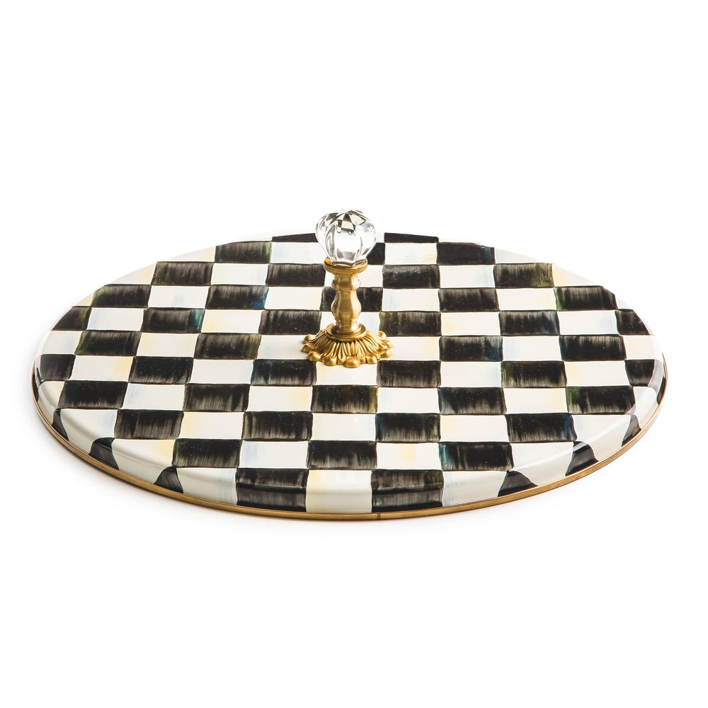 Enamel Cheese Course - Courtly Check mackenzie-childs Panama imagen 1