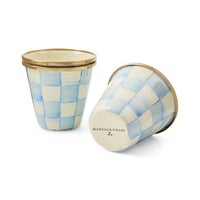Sky Check Herb Pots, Set of 3