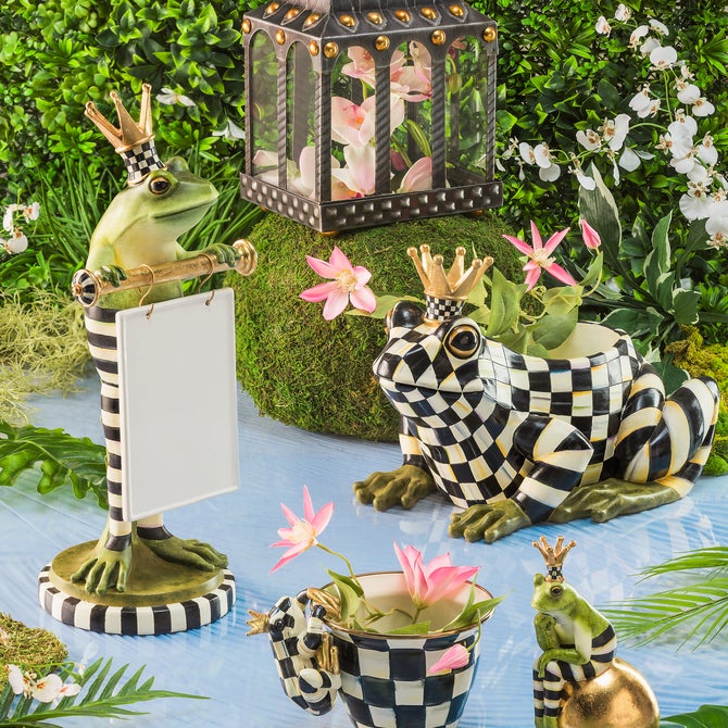Courtly Check Large Flower Pot image number 3