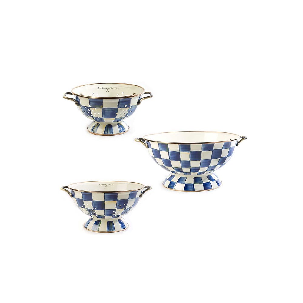 Royal Check Everything Bowl & Colanders Set mackenzie-childs Panama imagen 1