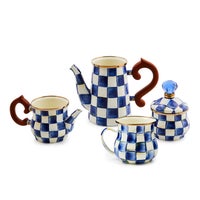Royal Check Stackable Coffee Set & Mugs Set