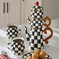 Courtly Check Stackable Coffee Set & Mugs Set