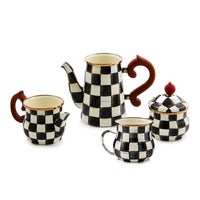 Courtly Check Stackable Coffee Set & Mugs Set