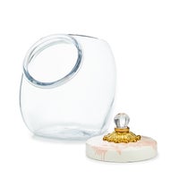 Sweets Jar with Rosy English Garden Lid