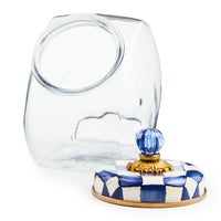 Sweets Jar with Royal Check Lid