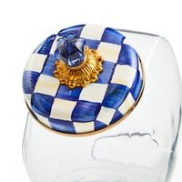 Sweets Jar with Royal Check Lid