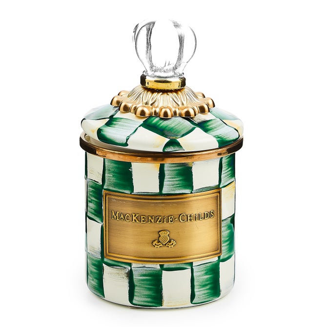 Emerald Check Mini Canister image number 0