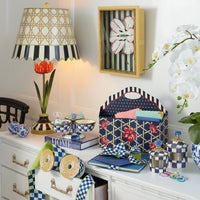Royal Check Enamel Canisters