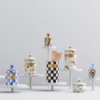 Royal Check Enamel Canisters