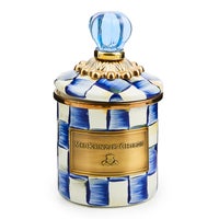 Royal Check Enamel Canisters
