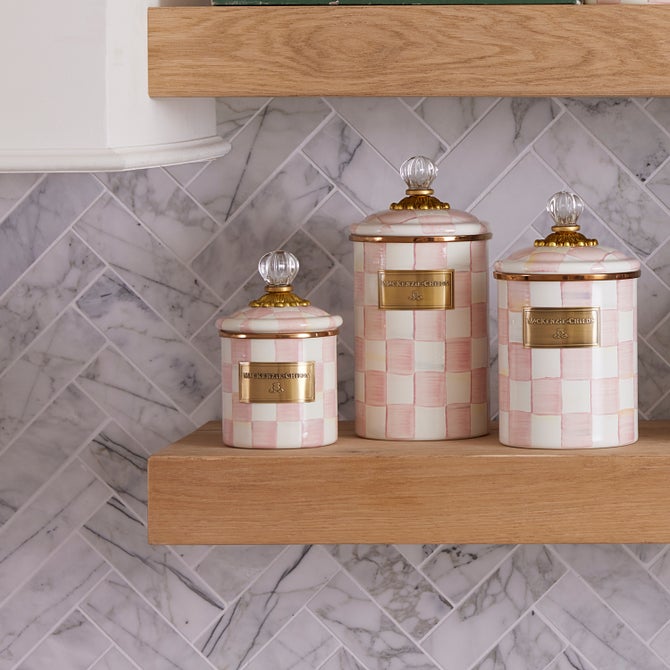 Rosy Check Enamel Canisters image number 7