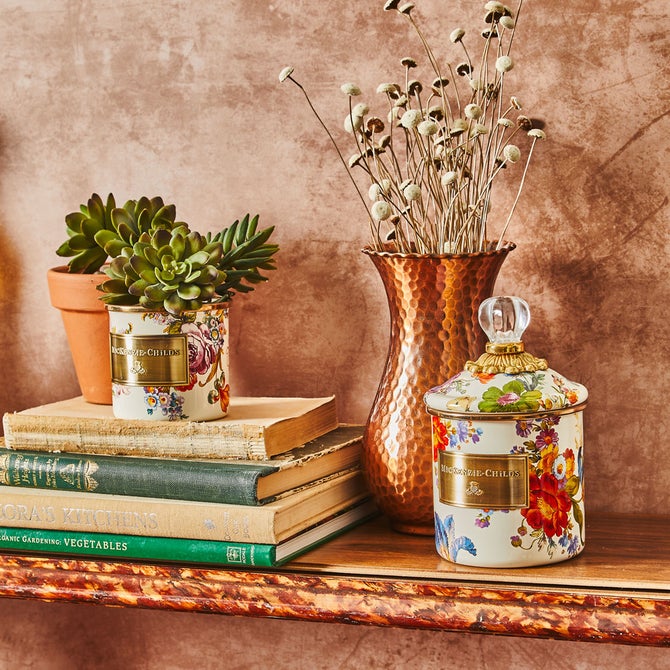 White Flower Market Demi Canister image number 5