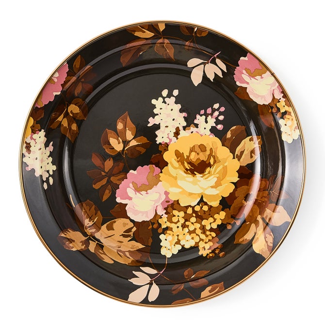 Wild Rose Brown Pie Plate image number 2