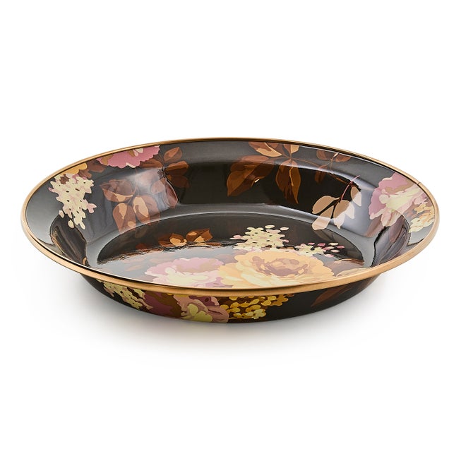 Wild Rose Brown Pie Plate image number 0