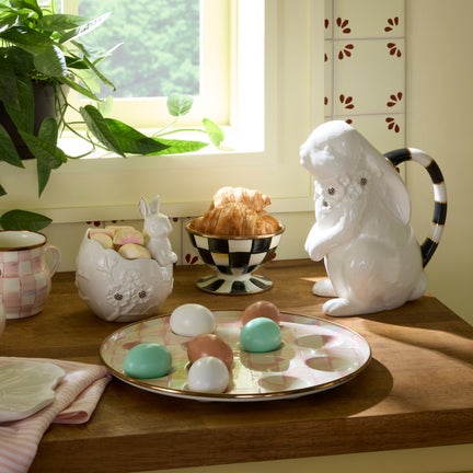 Rosy Check Egg Plate