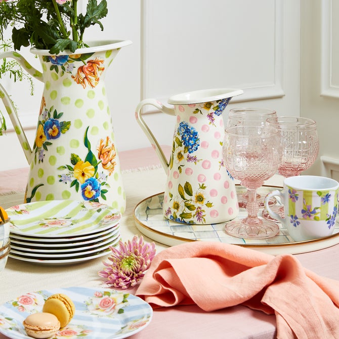 Wildflowers Pink Medium Practical Pitcher image number 4