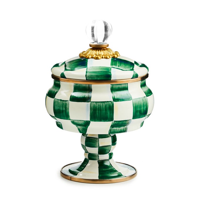Emerald Check Curiosity Pot image number 0