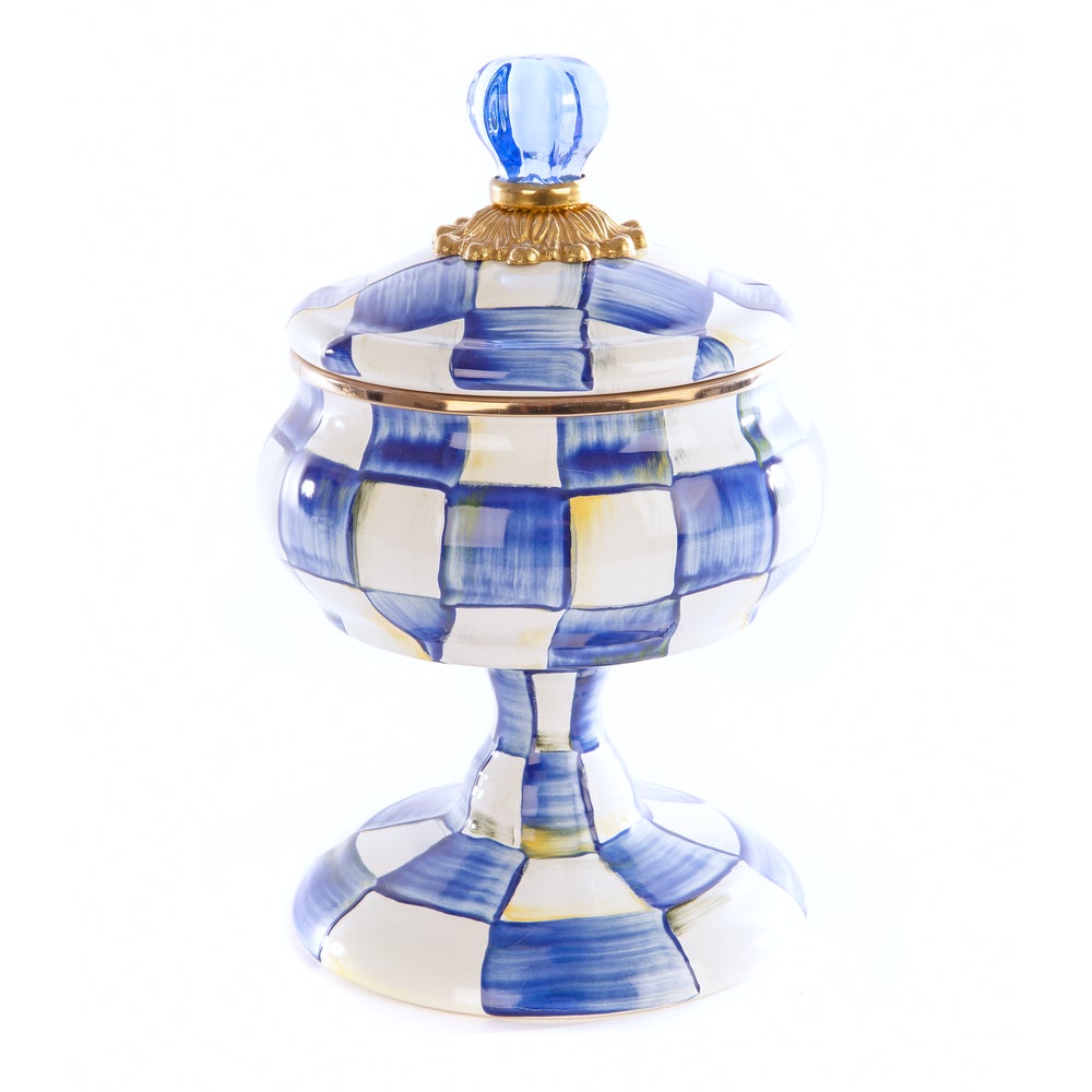 Check Curiosity Pot - Royal Check mackenzie-childs Panama imagen 1