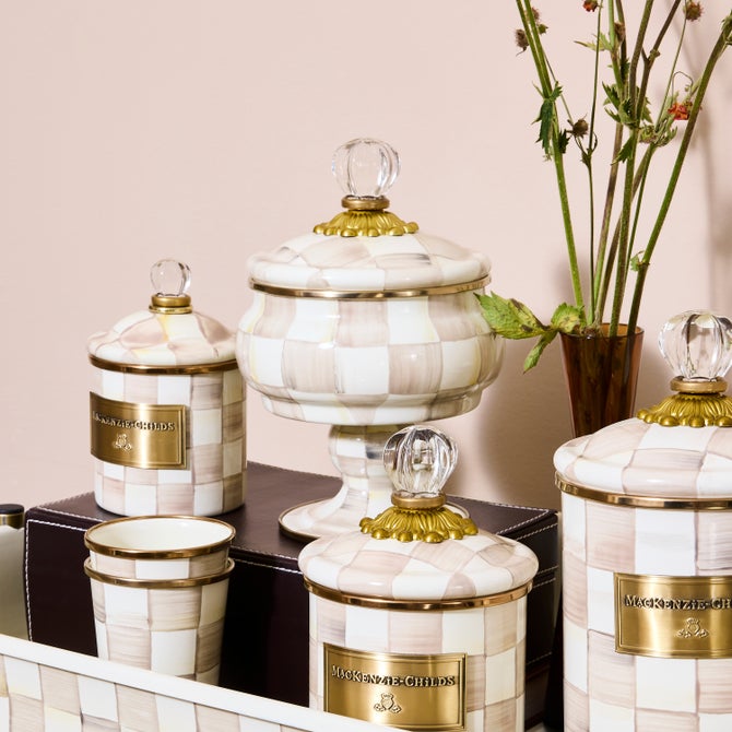 Mocha Check Curiosity Pot image number 2