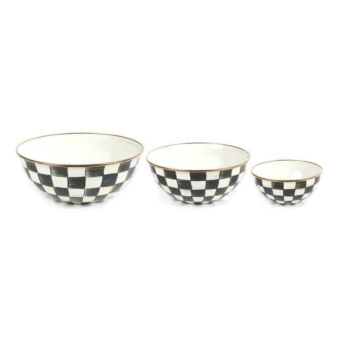 Courtly Check Mixing Bowls, Set of 3 image number 0