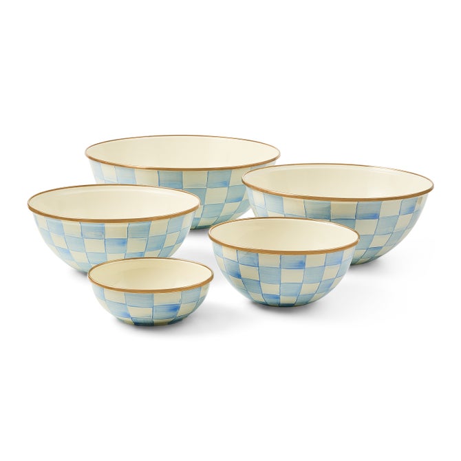 Sky Check Medium Everyday Bowl image number 3