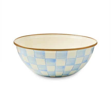 Sky Check Medium Everyday Bowl